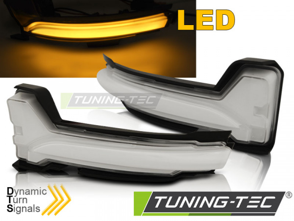 Upgrade LED Seitenblinker für Ford Focus MK4 3/5 Türer ab 2018 Weiß dynamisch